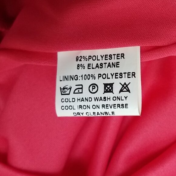 City Goddess Size 4 Long Maxi Dress Gown in Pink / Red - Picture 8 of 10